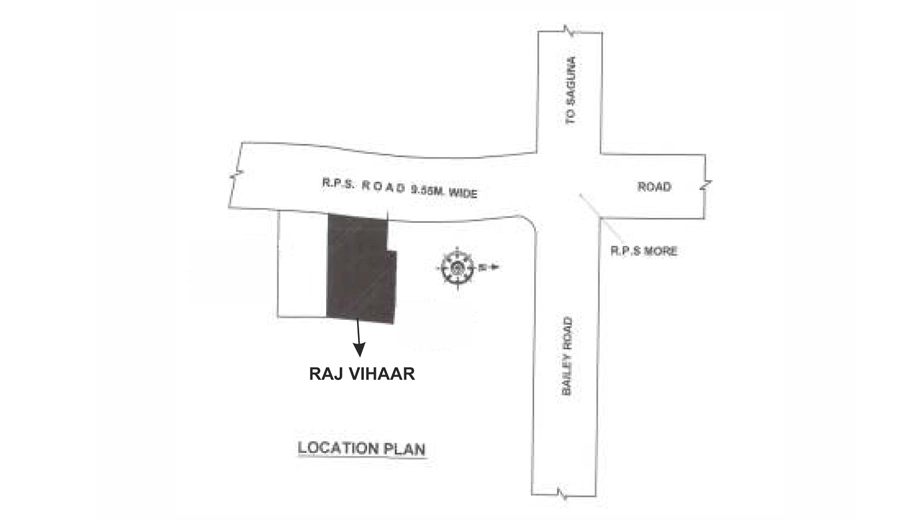 Location of Deep Raj Vihaar - Image 392295