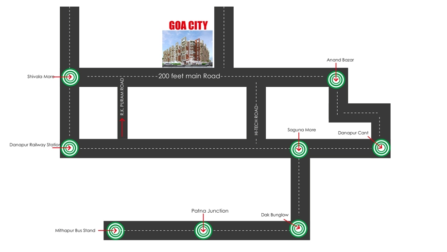 Location of Palvi Goa City - Image 392310