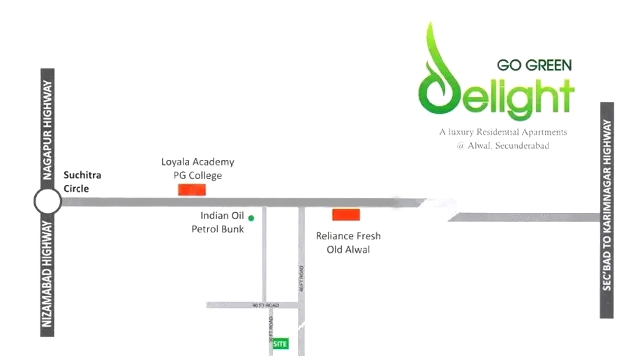 Location of Go Green Delight - Image 392149
