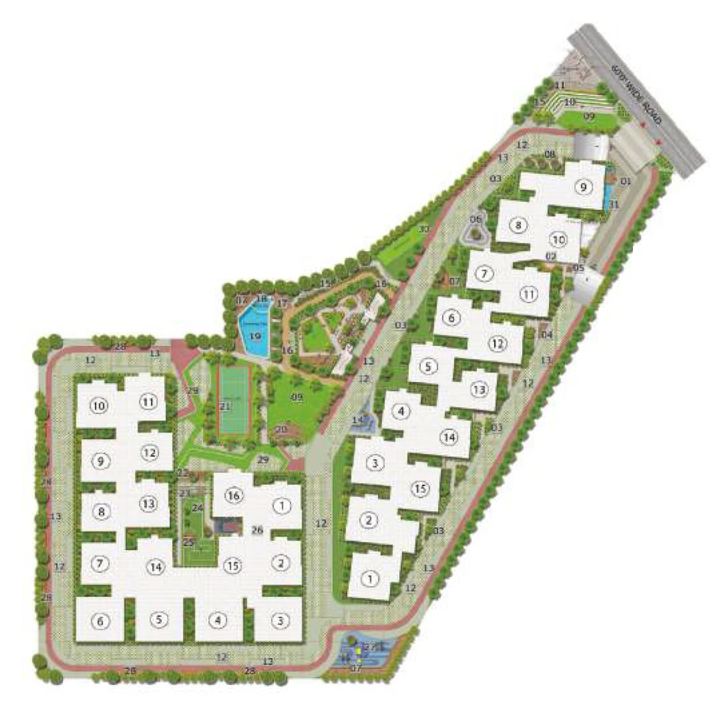 Master Plan of Invitation Solaris in Velimela, Hyderabad - Image 392379