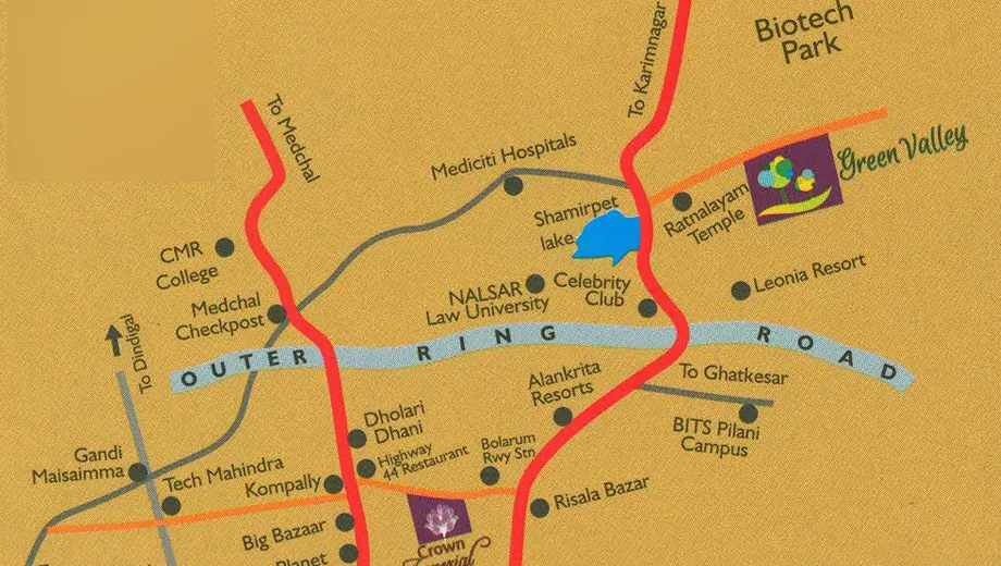 Location of Laxmi Green Valley - Image 392167