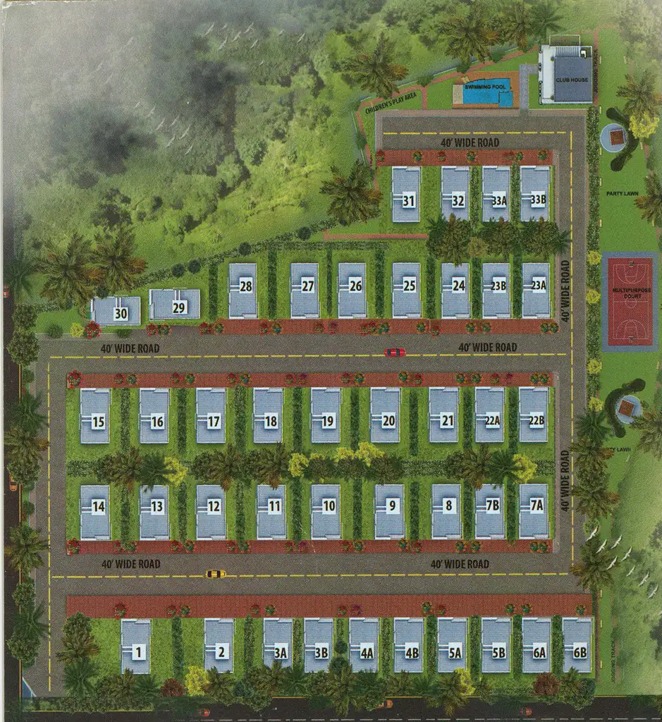 Master Plan of Laxmi Green Valley in Shamirpet, Hyderabad - Image 392166