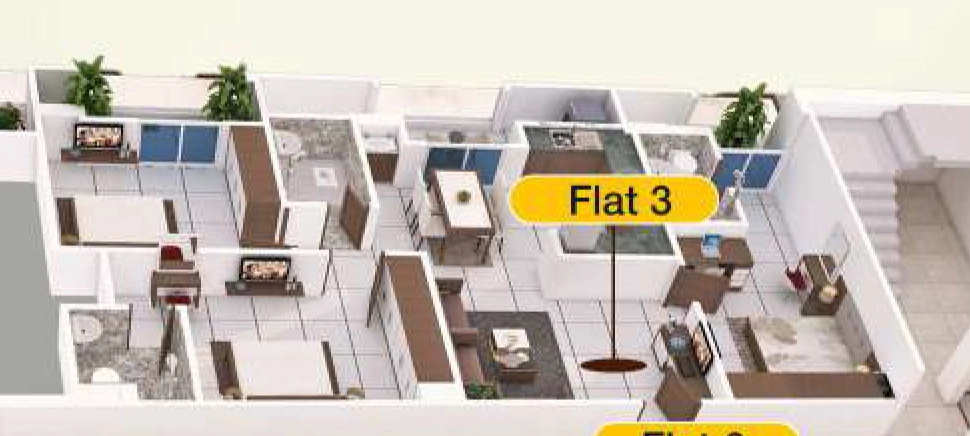 3 BHK Flat in Vanasthali Urmila Tower in Danapur, Patna - Image 913232