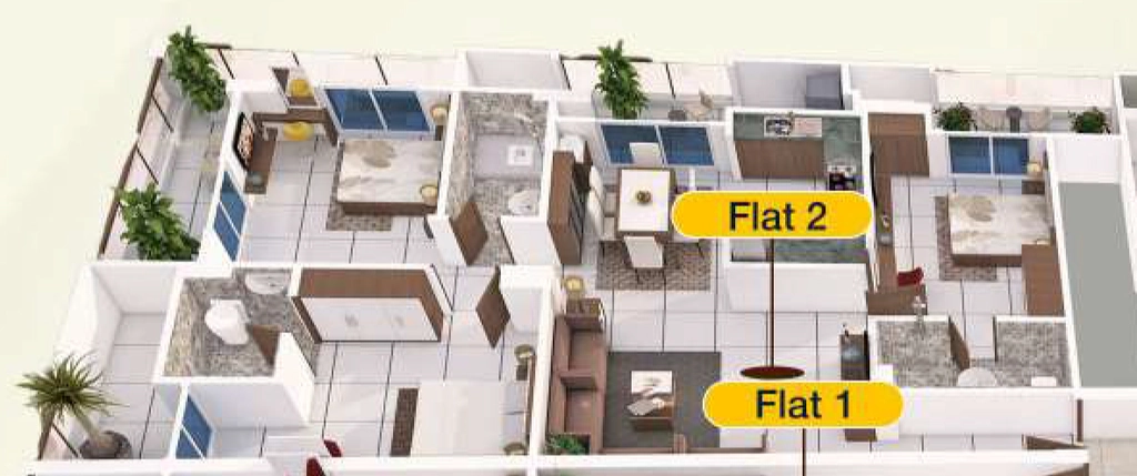 3 BHK Flat in Vanasthali Urmila Tower in Danapur, Patna - Image 913233