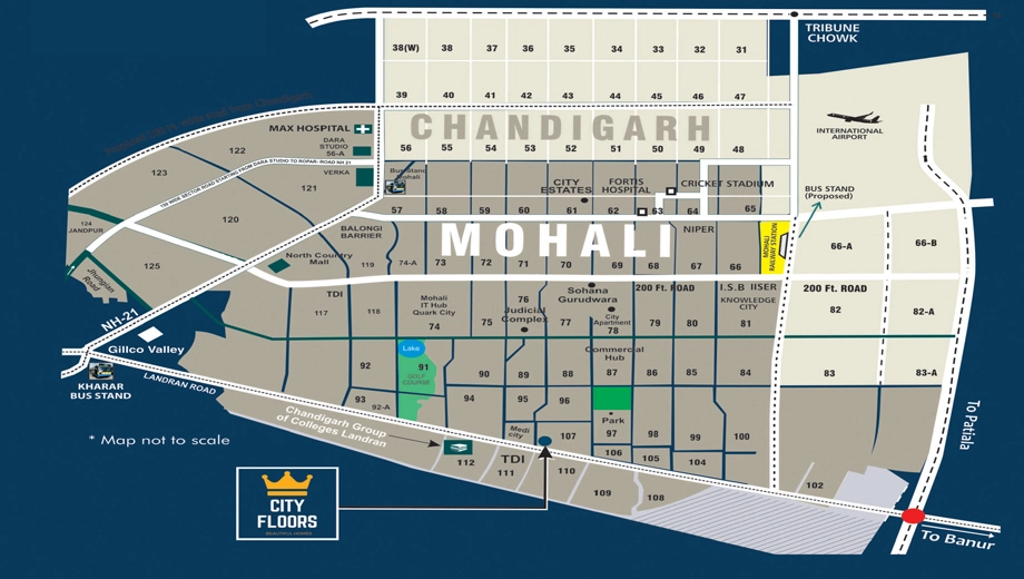 Location of Amarjit City Floors - Image 392222