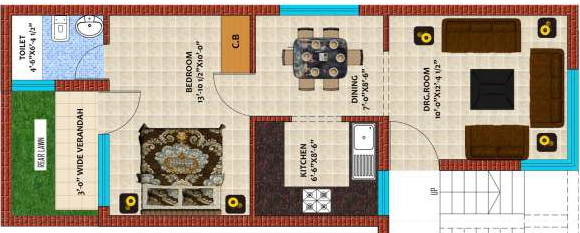 1 BHK Flat in Dara Greens in Mohali, Chandigarh - Image 913222