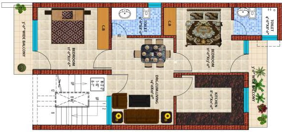 2 BHK Flat in Dara Greens in Mohali, Chandigarh - Image 913223