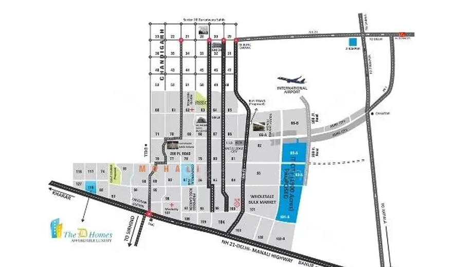 Location of Dara The D Homes - Image 392239