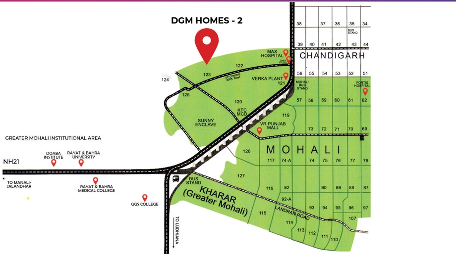 Location of DGM Homes 2 - Image 392243
