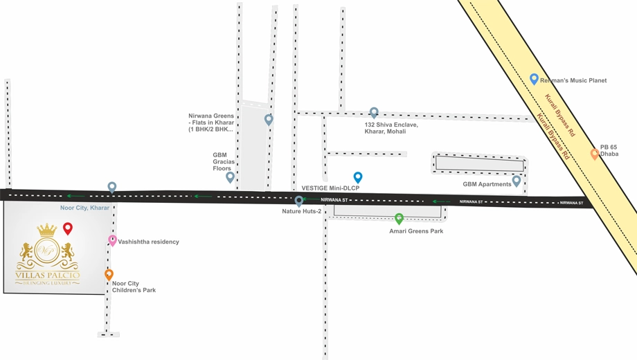 Location of Divya Villa Palcio - Image 392255
