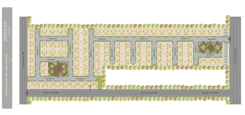 Master Plan of Divya Villa Palcio in Mohali, Chandigarh - Image 392256