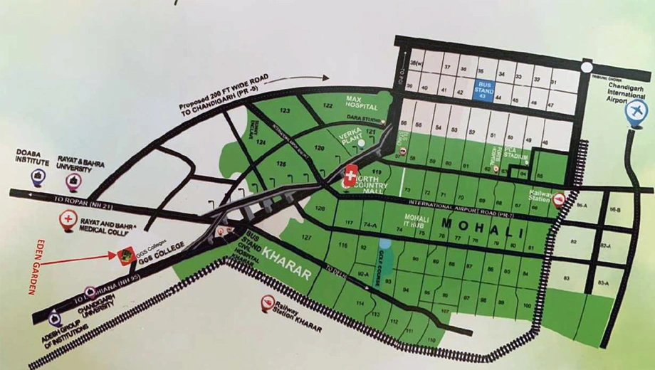 Location of Ek Onkar City - Image 392268