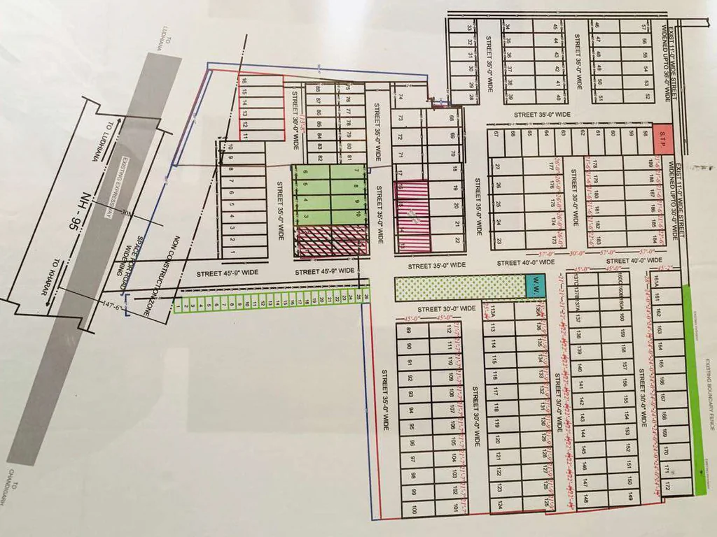 Master Plan of Ek Onkar City in Mohali, Chandigarh - Image 392269