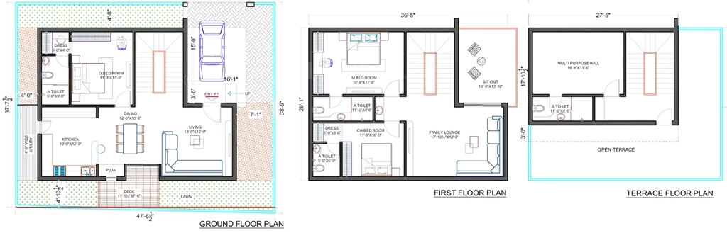 3 BHK House/Villa in Greenspace Emerald Villas in Puppalaguda, Hyderabad - Image 913290