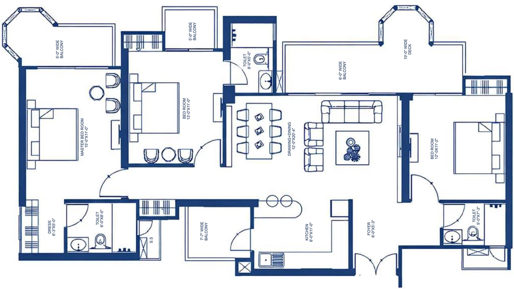 3 BHK Flat in VVIP Yamuna in Sector 22D, Greater Noida - Image 913319