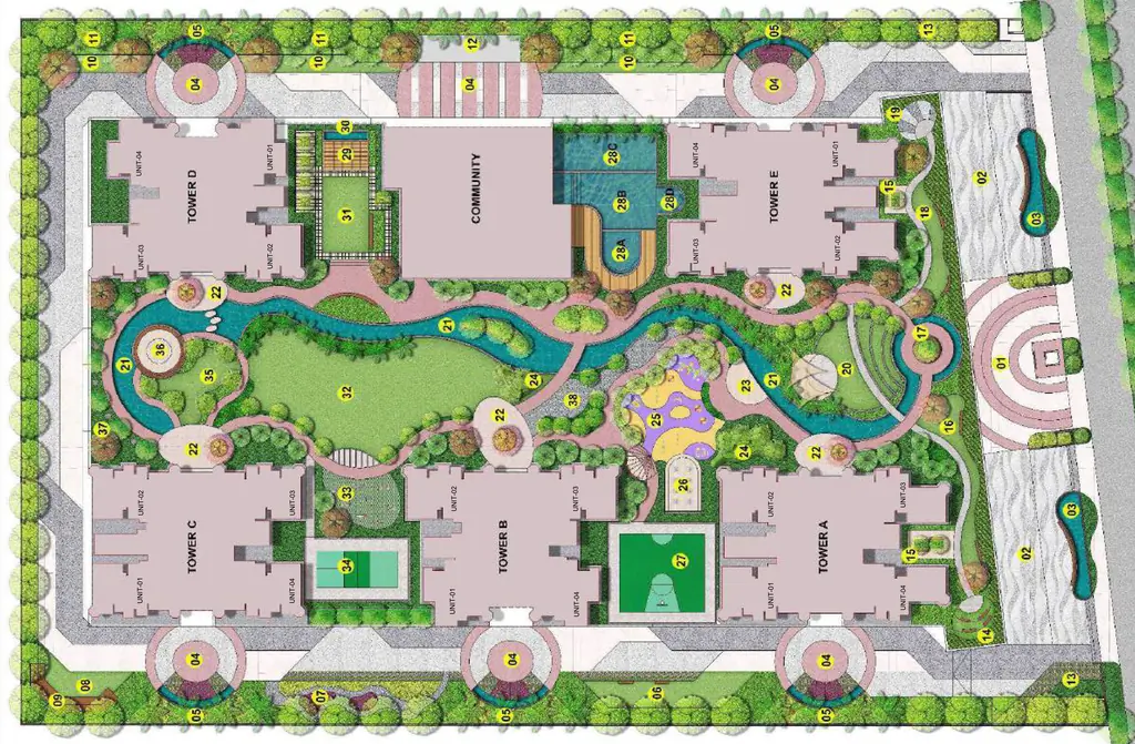 Master Plan of VVIP Yamuna in Sector 22D, Greater Noida - Image 392500