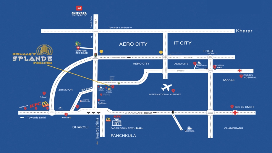 Location of Nirmaan Splande Premium - Image 392563