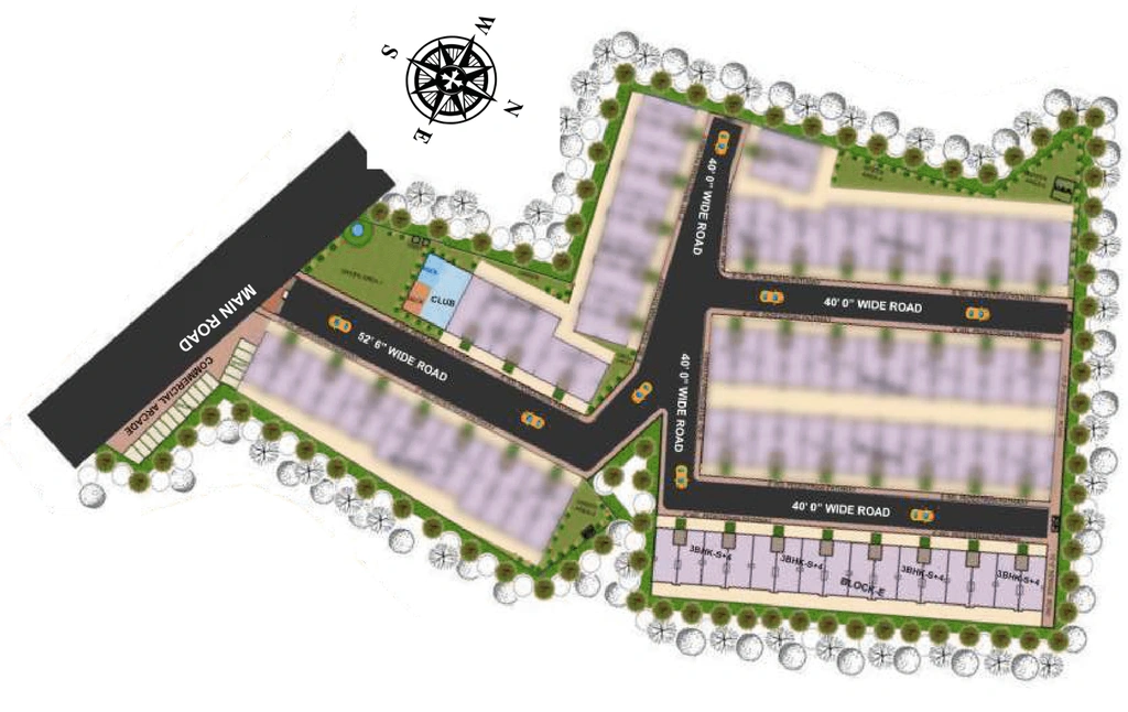 Master Plan of Nirmaan Splande Premium in Zirakpur, Chandigarh - Image 392564