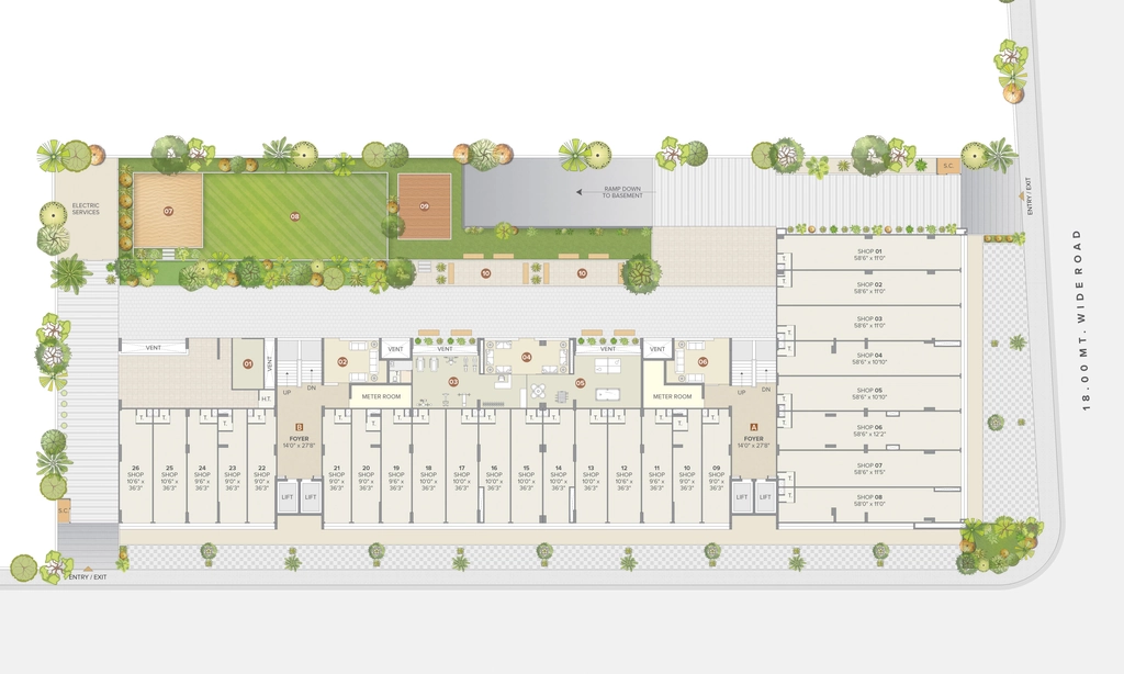 Master Plan of Commercial Aaryan Erica in Koba, Gandhinagar - Image 392581