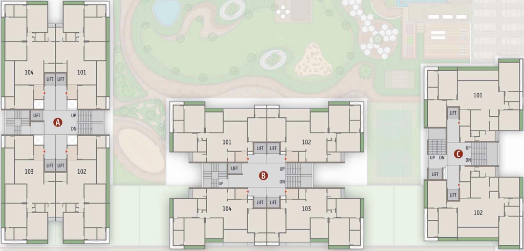Floor Plan of Aristo The Regal in Vaishnodevi Circle, Ahmedabad - Image 392589