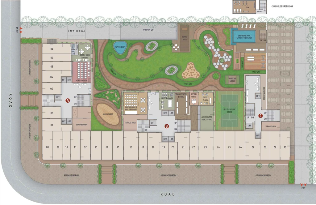 Master Plan of Aristo The Regal in Vaishnodevi Circle, Ahmedabad - Image 392590