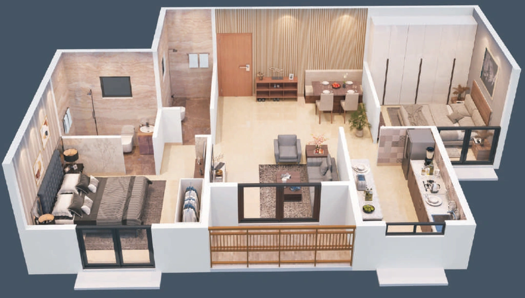 2 BHK Flat in Aurus La Luxuria in Shahapur, Thane - Image 913404