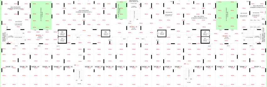 Floor Plan of Commercial Ashapura Samanvay Evoq in Shela, Ahmedabad - Image 392671
