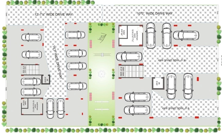 Master Plan of Sridhara And Srinadha Residency in Rai Durg, Hyderabad - Image 392664