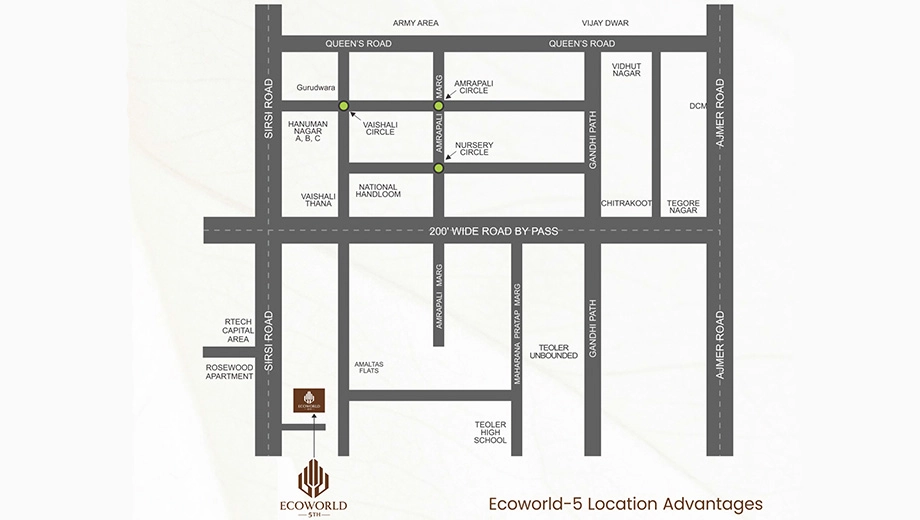 Location of Sukham Ecoworld 5th - Image 392685