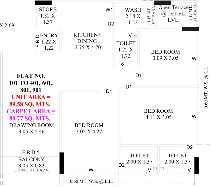 2 BHK Flat in Jay Samay Arish in Hanspura, Ahmedabad - Image 913433