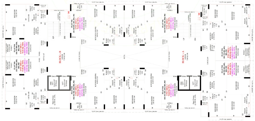 Floor Plan of Jay Samay Arish in Hanspura, Ahmedabad - Image 392716