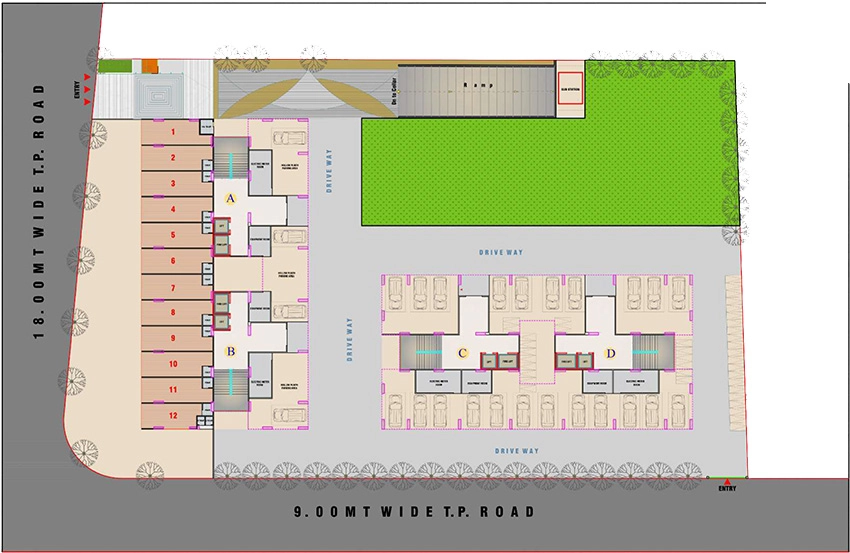 Master Plan of Sarthi Heritage 2 in Vinzol, Ahmedabad - Image 392692