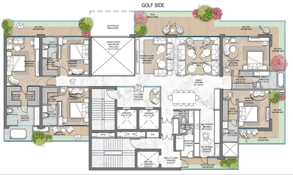 5 BHK Flat in M3M Jacob And Co Residences in Sector 97, Noida - Image 913449