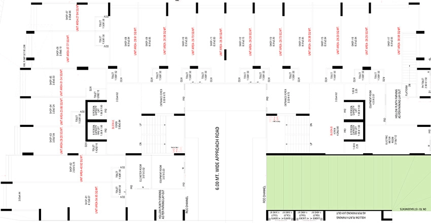 Floor Plan of Commercial Sattatav Samarthya Greens in Gota, Ahmedabad - Image 392770