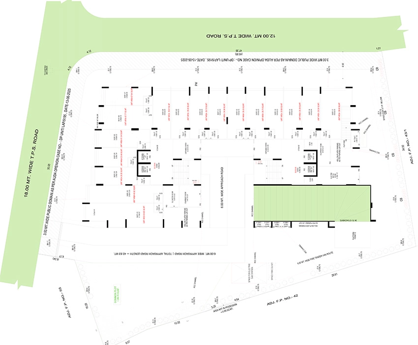 Master Plan of Commercial Sattatav Samarthya Greens in Gota, Ahmedabad - Image 392768