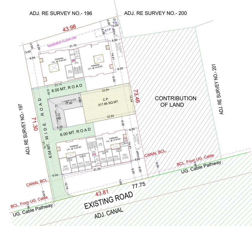 Master Plan of Jalaram Suryam Sky in Pasodara, Surat - Image 394602