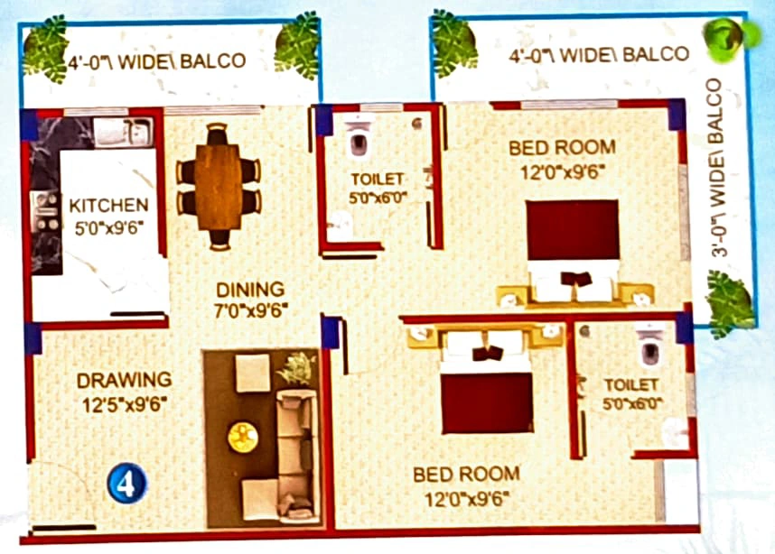 2 BHK Flat in Gokuldham Vateshwar Residency in Ranipur, Patna - Image 913467