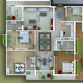 4 BHK Flat in Maa Shambhavi Hai Tower in Ashiana Nagar, Patna - Image 913492