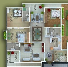 4 BHK Flat in Maa Shambhavi Hai Tower in Ashiana Nagar, Patna - Image 913493