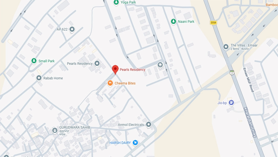 Location of Pearls Residency in Mohali, Chandigarh - Image 392847