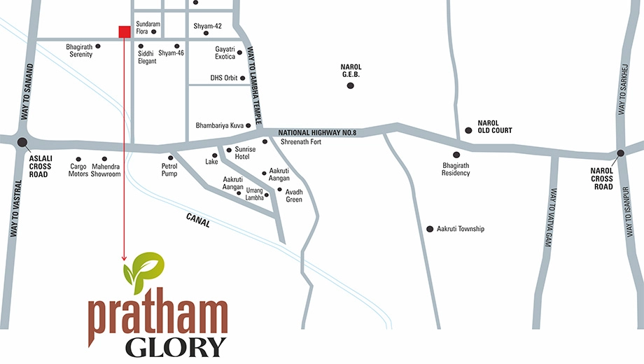 Location of Shanu Pratham Glory - Image 392837