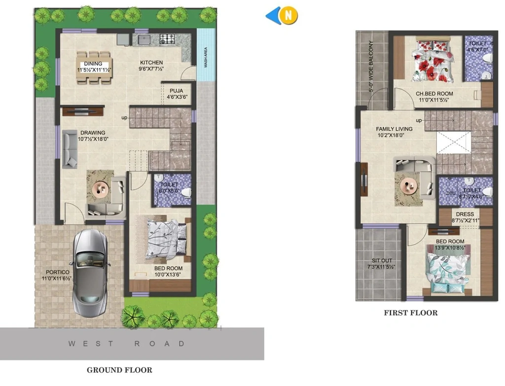 3 BHK House/Villa in Surabhi Signature Villas in Tellapur, Hyderabad - Image 913600