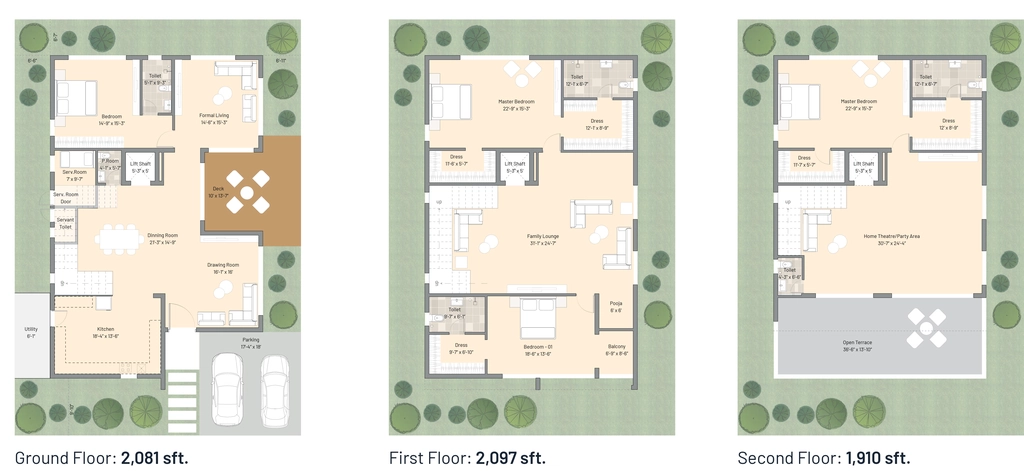 4 BHK House/Villa in Indis Amara Villas in Secunderabad, Hyderabad - Image 913609