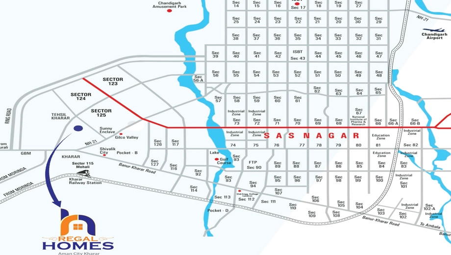 Location of Regal Homes - Image 392905
