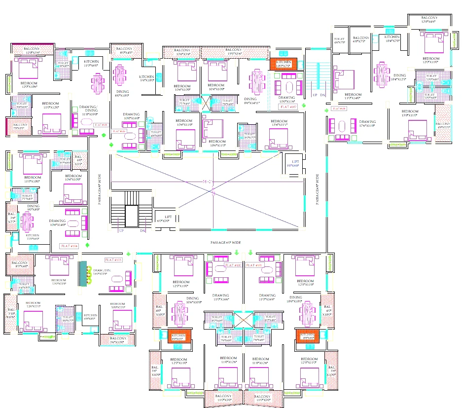 Floor Plan of Mansha Group Shiv Dham in Digha, Patna - Image 392901