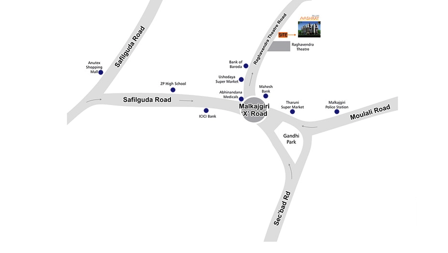 Location of Pallavi Aashray - Image 393408