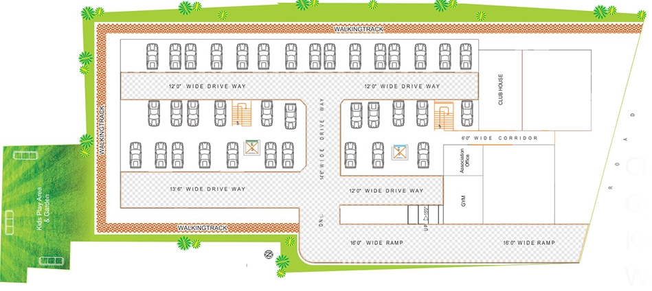 Master Plan of Pallavi Aashray in Malkajgiri, Hyderabad - Image 393406