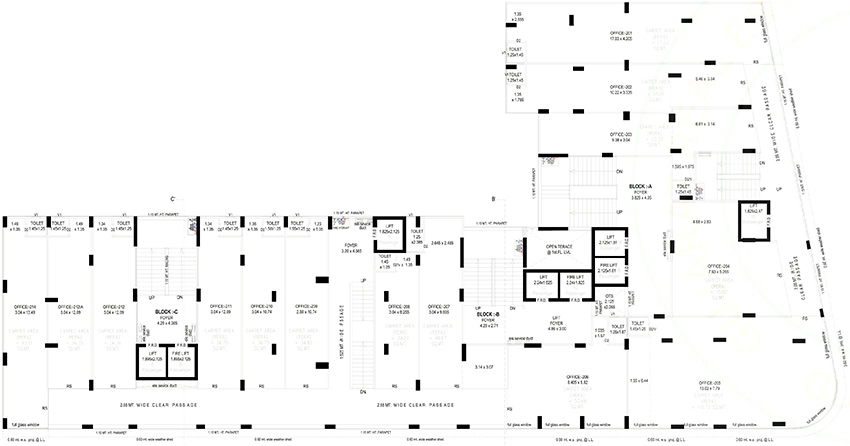 Floor Plan of Commercial Shivshakti Shivalay Samruddhi in Nava Naroda, Ahmedabad - Image 392932