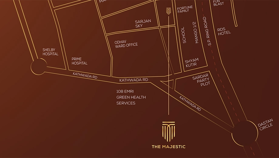 Location of Commercial Shivalay The Majestic - Image 392946