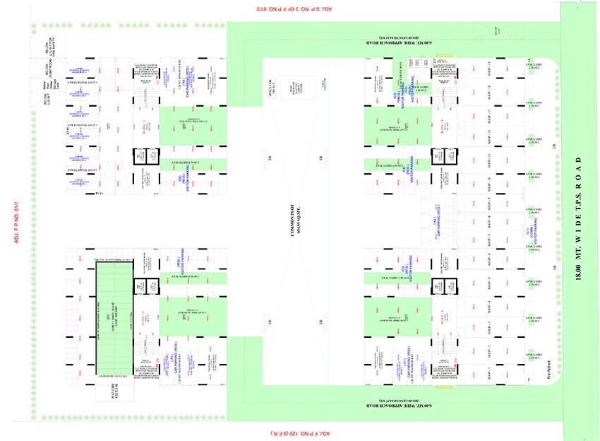 Master Plan of Commercial Shivalay The Majestic in Hanspura, Ahmedabad - Image 392947